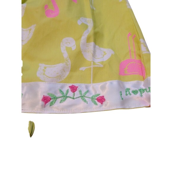 NWT Girls 12 Months Carter's Custom Embroidered 1st Birthday Outfit Flamingos - Picture 4 of 5